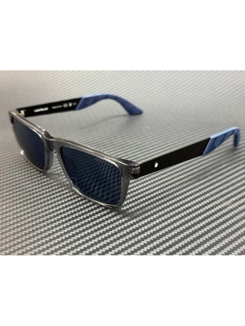 New Montblanc Men Grey Sunglasses 54-17-145